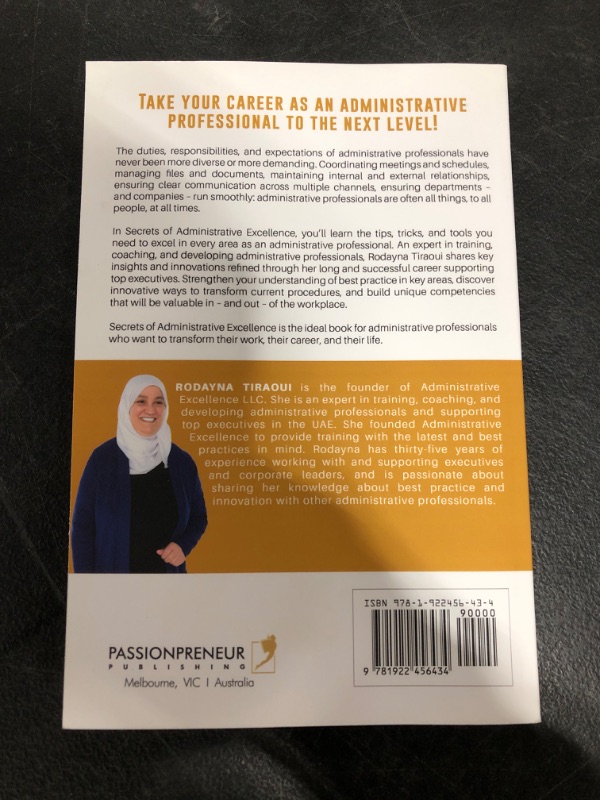 Photo 3 of Secrets of Administrative Excellence PAPERBACK Edition
