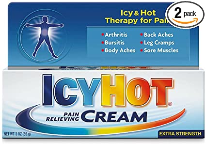 Photo 1 of ICY HOT Pain Relieving Cream Extra Strength 3 oz ( Pack of 2)
05/2022.