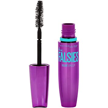 Photo 1 of Maybelline Volum' Express the Falsies Volumizing, Washable Mascara, Blackest Black, 1 Count (Packaging May Vary)
