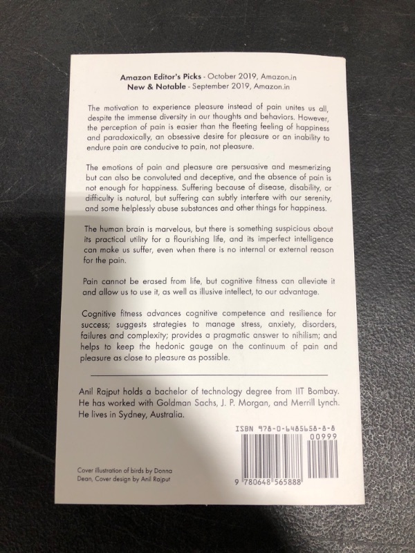 Photo 3 of Cognitive Fitness: Pain Is Inevitable. How to Alleviate It and Use It to Your Advantage. Paperback – August 21, 2019
