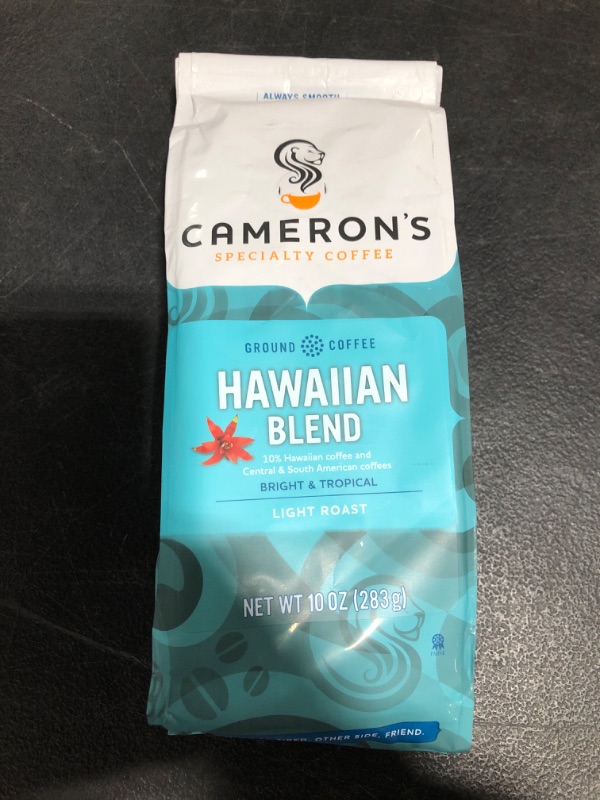 Photo 3 of Cameron's Coffee Roasted Ground Coffee Bag, Hawaiian Blend, Package may vary,10 ounce
02/2022.