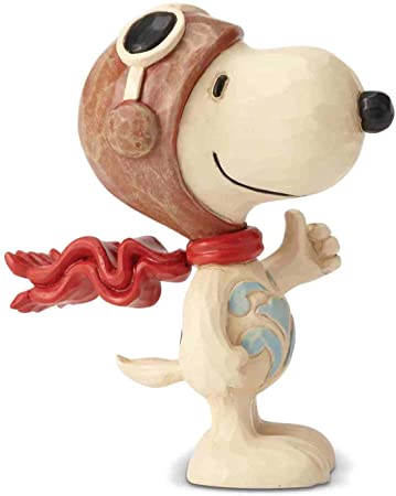 Photo 2 of Enesco Peanuts by Jim Shore Snoopy Flying Ace Mini Figurine
