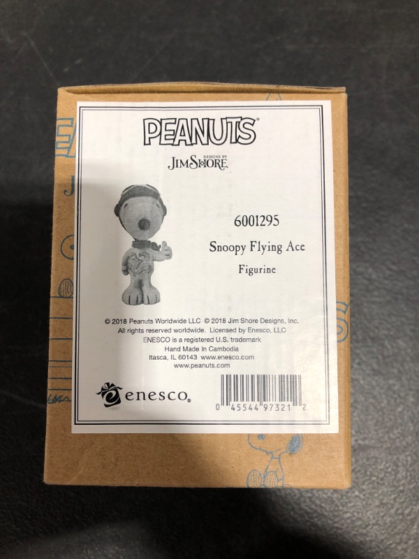 Photo 4 of Enesco Peanuts by Jim Shore Snoopy Flying Ace Mini Figurine
