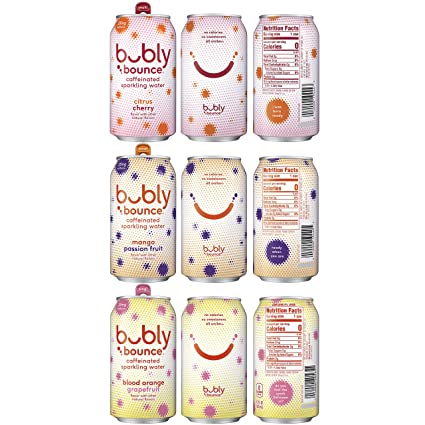 Photo 2 of Bubly Bounce Caffeinated Sparkling Water, 3 Flavor Variety Pack, 12oz Cans, 18.0 Count
BEST BY 09/2021