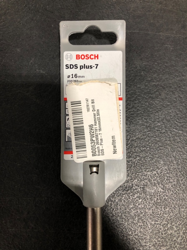 Photo 1 of BOSCH HAMMER DRILL BIT SDS PLUS 7 16MM X 22.56IN