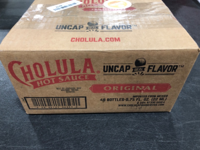 Photo 4 of Cholula Original Hot Sauce CASE OF 48-.75 Fluid Ounce
