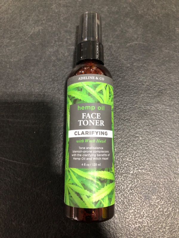 Photo 3 of Hemp Oil Face Toner Clarifying (with Rose), 4 Fl. Oz
