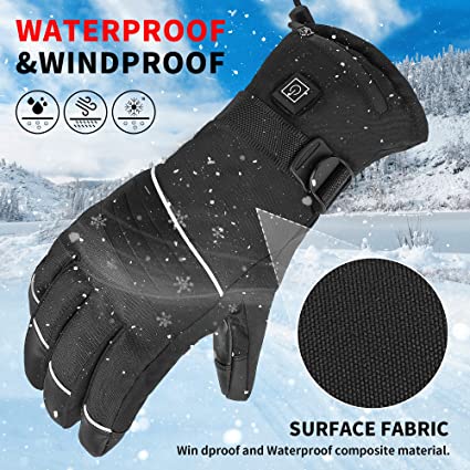Photo 2 of [2021 Upgrade] Electric Heated Gloves with Touch Screen,3 Temperature Level Heating Battery Powered Windproof Gloves for Men and Women Outdoor Warm Motorcycle Riding Hunting Ski Cycling
SIZE XL.