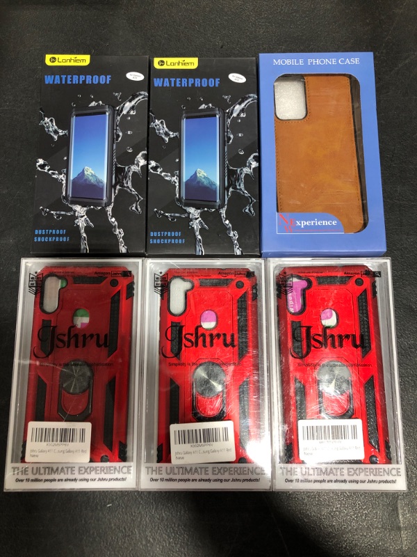 Photo 1 of VARIOUS SMARTPHONE CASES FOR SAMSUNG PHONES, LOT OF 6 ITEMS.