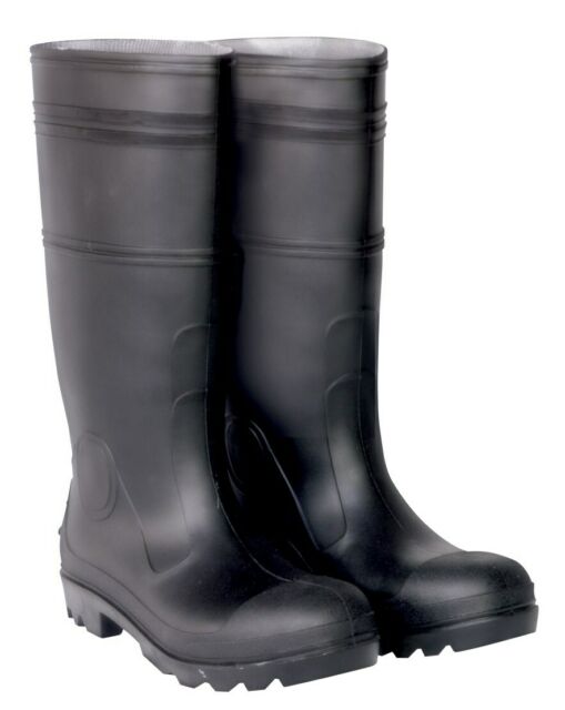 Photo 1 of CLC Rain Boots WORKWEAR. BLACK. SIZE 14.
