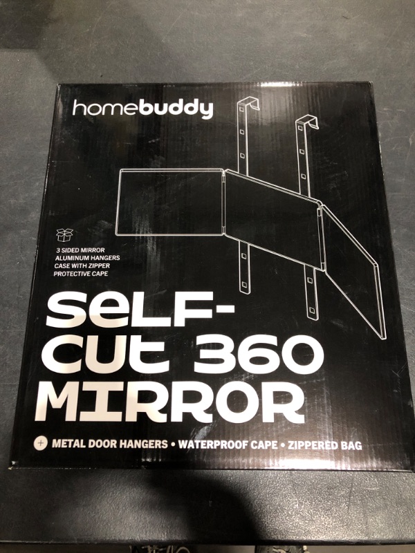 Photo 1 of HOMEBUDDY SELF CUT 360 MIRROR. PHOTO FOR REFERENCE, MAY VARY SLIGHTLY.