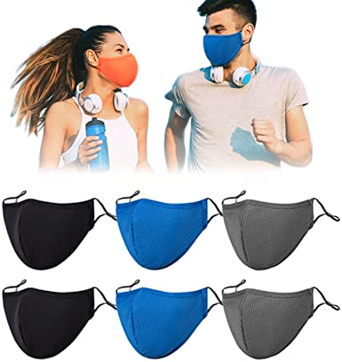 Photo 1 of Cloth Face Masks Reusable Washable Adjustable Cotton Face Mask for Women Men/6PC
