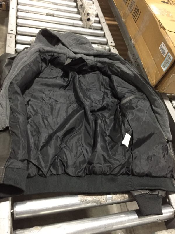 Photo 1 of Layered Leather Jacket SZ XL