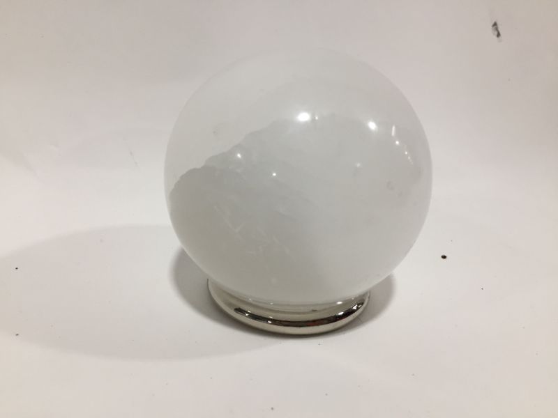 Photo 1 of Quartz Ball 3 Inch Diameter 3[pk] and DECORATIVE 4  INCHES SILVER SPHERES TABLE DECORATIONS [4pk]