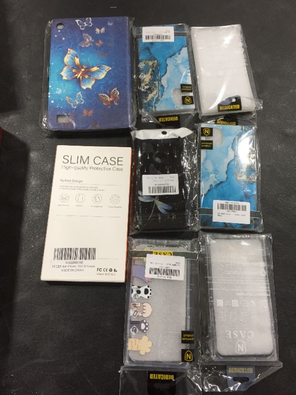 Photo 1 of BOX LOT- 8 phone cases