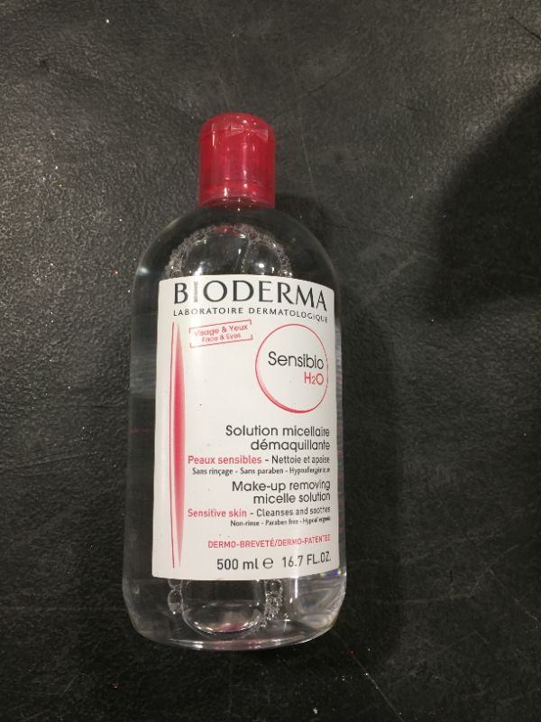 Photo 2 of Bioderma - Sensibio - H2O Micellar Water - Makeup Remover Cleanser - Face Cleanser for Sensitive Skin
