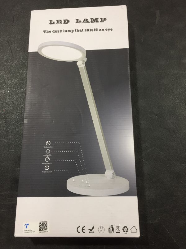 Photo 1 of LED DESK LAMP WITH TOUCH SWITCH AND EYE SHIELD PROTECTION