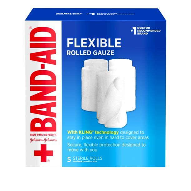 Photo 1 of BANDAID Rolled Gauze Medium 5 Each by Aveeno
