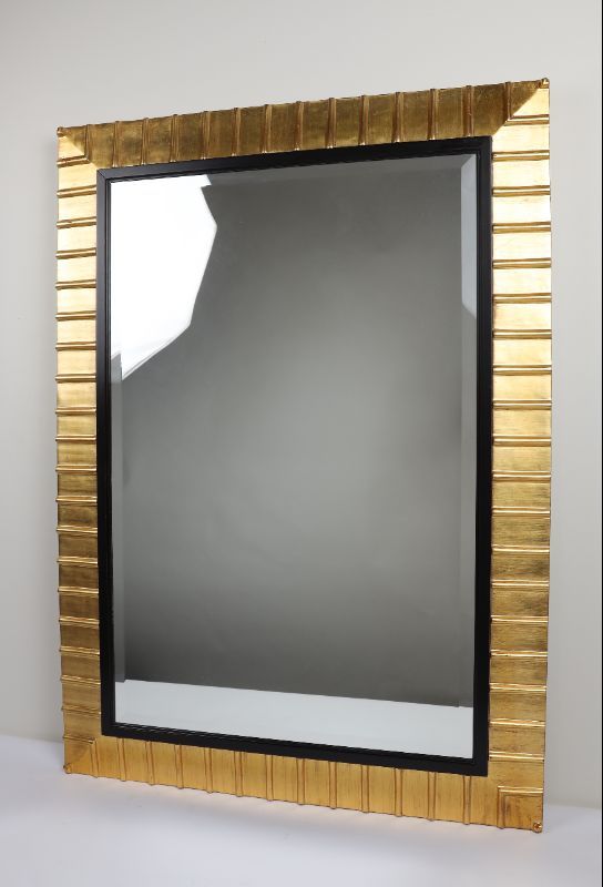 Photo 1 of WALL MOUNTED MIRROR WITH BRONZE TRIM 38 X 53 INCHES