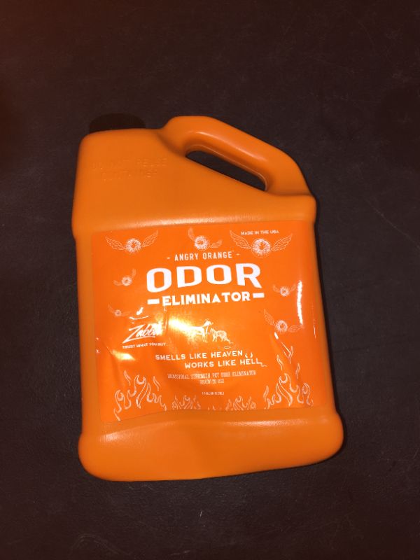 Photo 1 of Barcode for ANGRY ORANGE Pet Odor Eliminator for Home - Citrus Deodorizer for Urine Stains & Strong Smells on Carpet, Furniture, or Floors - Puppy Supplies
