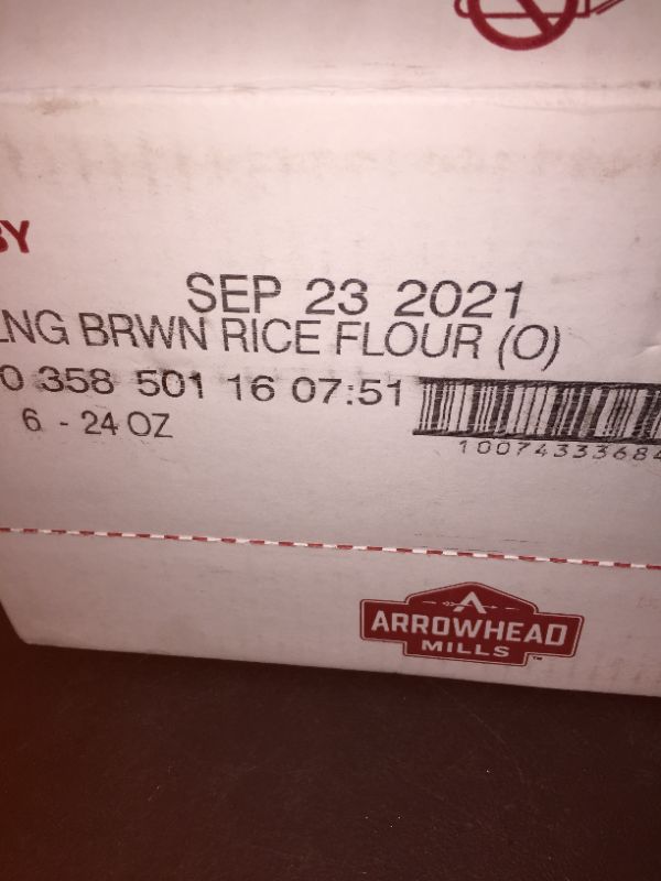 Photo 4 of Arrowhead Mills Organic Brown Rice Flour, Gluten Free, 6 count (Pack of 1), [EXPIRED 09/23/2021]

