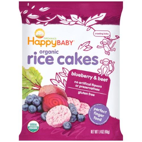 Photo 1 of Happy Baby Happy Munchies Rice Cakes Organic Blueberry and Beet 1.4 Oz Pack of 10 - All
EXPIRED BB 10 15 2021
