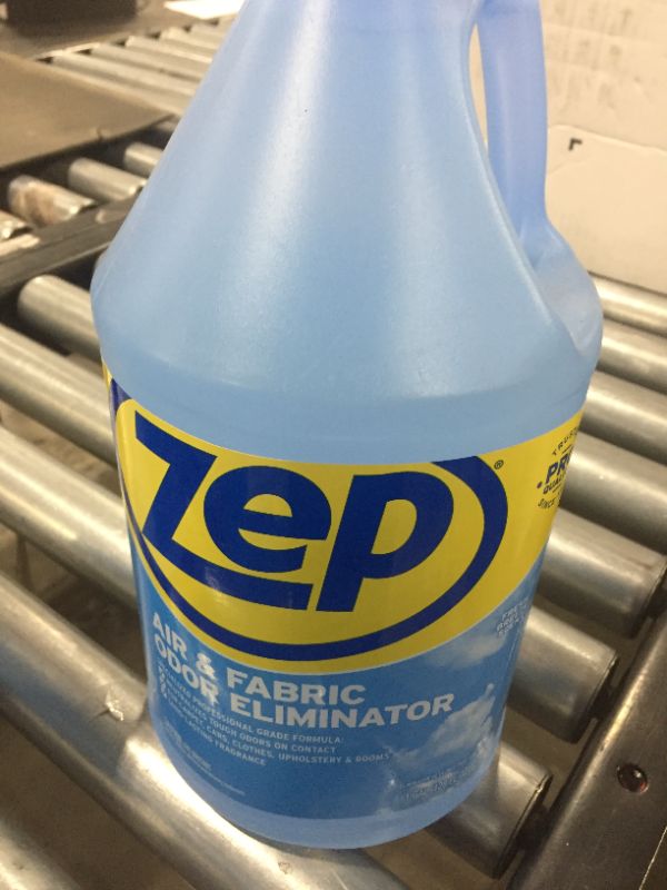 Photo 2 of Zep Air & Fabric Odor Eliminator 128 oz, Blue
