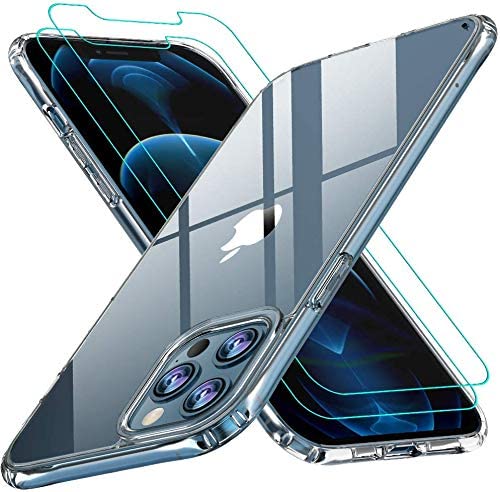 Photo 1 of AEDILYS Compatible with iPhone 11 case [Airbag Series] with [2xScreen Protector] [Scratch-Resistant] 6.1 Inch- Clear
