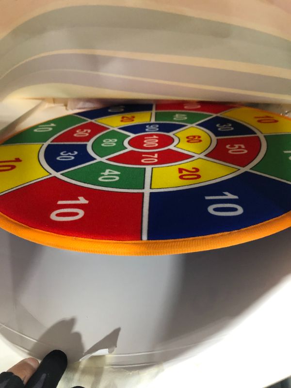 Photo 1 of Toys Board Games, Double Sided Dart Board for Kids with 9 Sticky Balls, Fidget Toys for Boys Girls, Easter Basket Stuffers Gifts Kids, Pop Learning Toys for Autistic Autism ADHD Chilren
