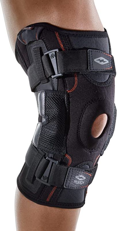 Photo 1 of Hinged Knee Brace: Shock Doctor Maximum Support Compression Knee Brace
