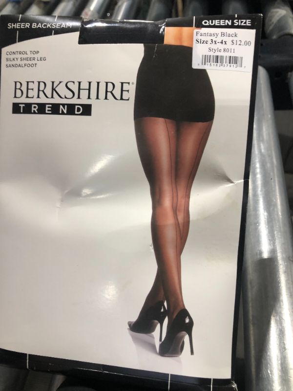 Photo 2 of Berkshire Women's Sheer Tonal Backseam Pantyhose 8011
