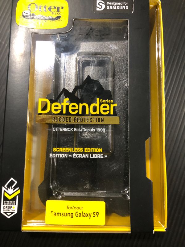 Photo 1 of OTTERBOX DEFENDER SERIES Case for Samsung Galaxy S9 - Retail Packaging - BLACK