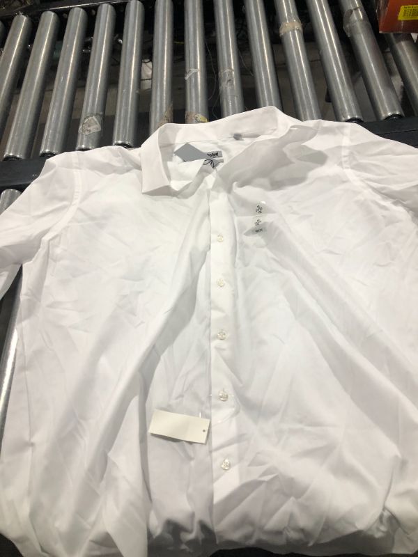 Photo 3 of Kenneth Cole Unlisted Men's Dress Shirt Big and Tall Solid
19" 34/35