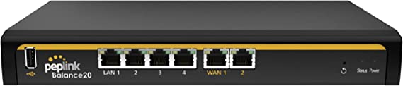 Photo 1 of Peplink Balance 20 Dual-WAN Router
