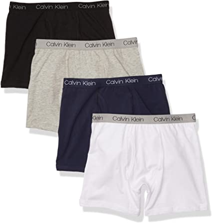 Photo 1 of Calvin Klein Boys Underwear 4 Pack Boxer Briefs Value Pack
16-18
