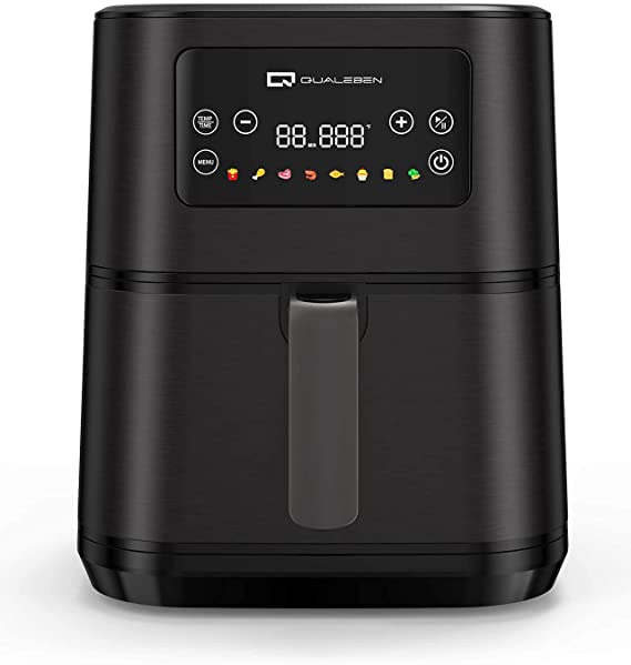 Photo 1 of Air Fryer, Qualeben 6QT Air Fryer with 100 Recipes, 1750W Large Air Fryer with Touchscreen, Digital Air Fryer with 8-in-1 Colorful Presets, Non-stick Oilless Air Fryer Cooker with Timer, Easy to Clean
