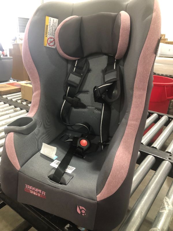 Photo 2 of Baby Trend Trooper 3-in-1 Convertible Car Seat, Cassis Pink