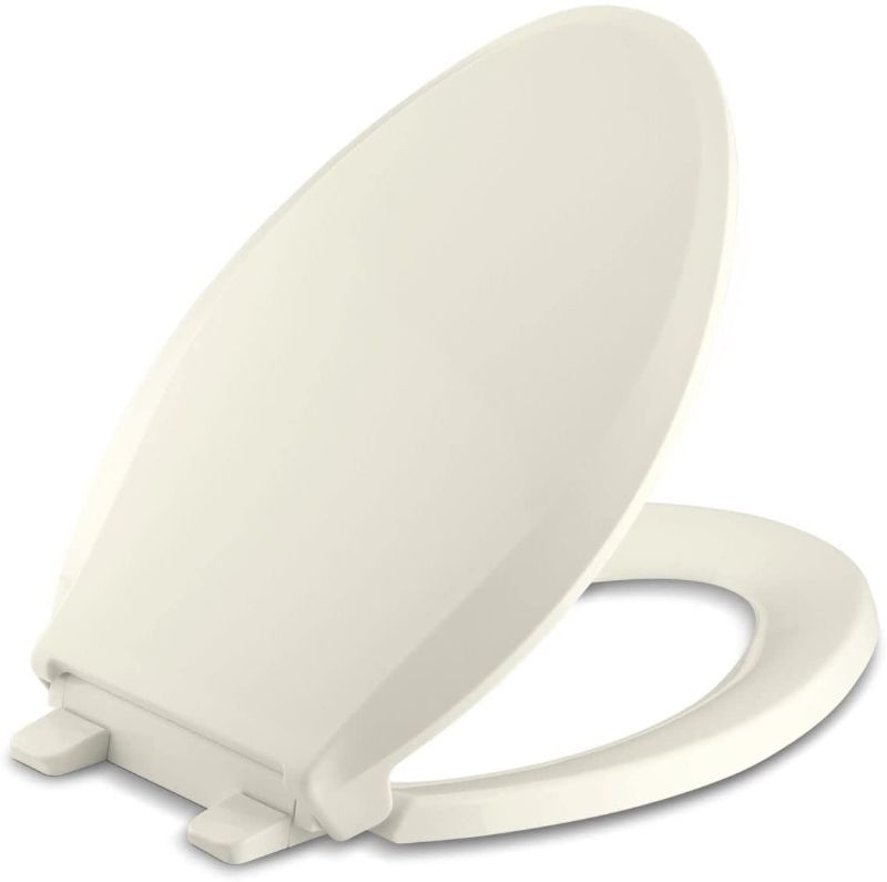 Photo 1 of 
KOHLER Cachet Quiet Close Toilet Seat, Biscuit, Elongated
Color:Biscuit
Style:Elongated