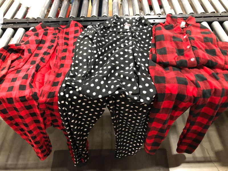 Photo 1 of 2 Set of PJS (MEDIUM) 1 Plaid Onesie (large)