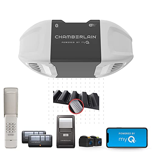 Photo 1 of Chamberlain 0.5-HP Smart Belt Drive Garage Door Opener Works with Myq Wi-fi Compatibility
