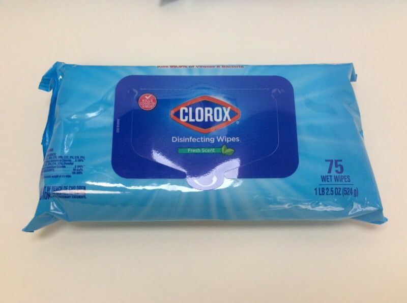 Photo 1 of Clorox Disinfecting Wipes, Fresh Scent, Bleach-Free Cleaning Wipes, 9 Packs