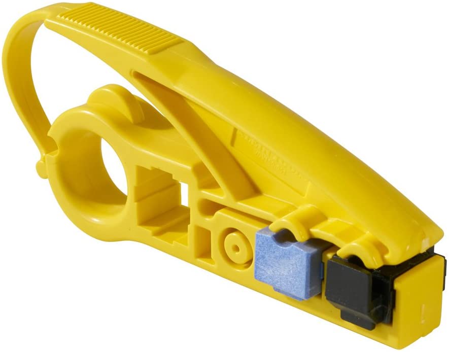 Photo 1 of Dual Cartridge Radial Stripper Klein Tools VDV100-801-SEN , Yellow