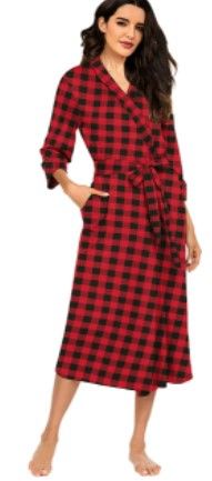 Photo 1 of MAXMODA Women Robe Long Knit Bathrobe Soft Sleepwear Ladies Loungewear XXL