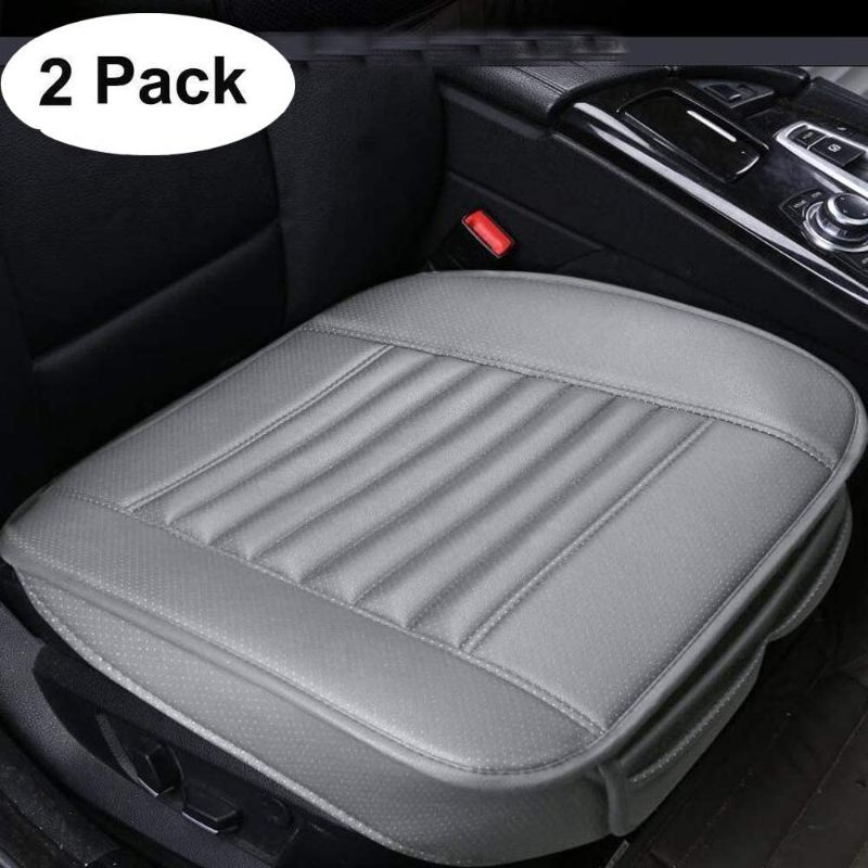 Photo 1 of 2PCS Car Seat Cushion Cover Pad with PU Leather for Auto Seat Cover Bottom,Car Seat Covers Bottom Only