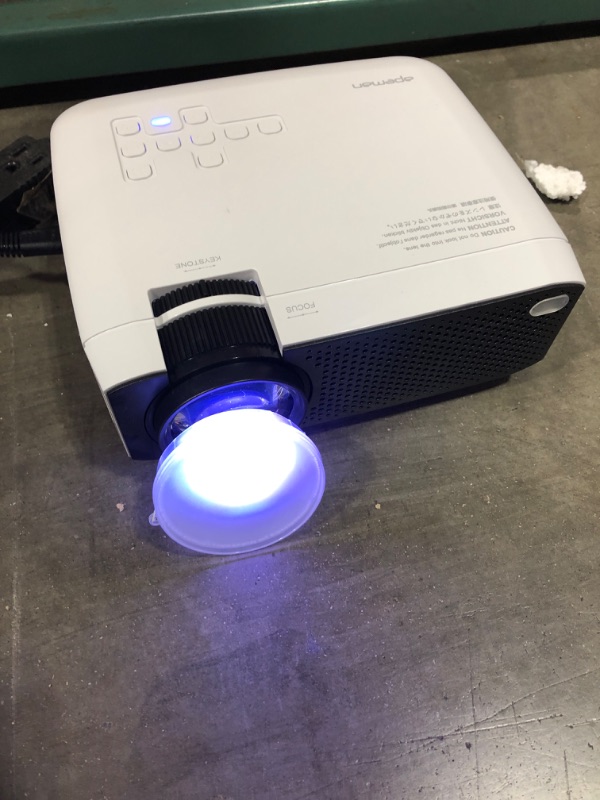 Photo 2 of APEMAN Portable Mini Projector 5000L 1080P HD and 180" Display Supported