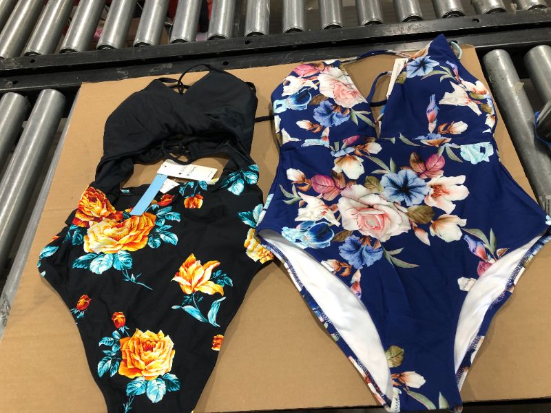 Photo 3 of 2 PACK OF ONE PIECE BATHING SUITS 