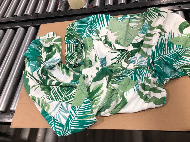 Photo 1 of Whitley Tropical V Neck Dress (L)