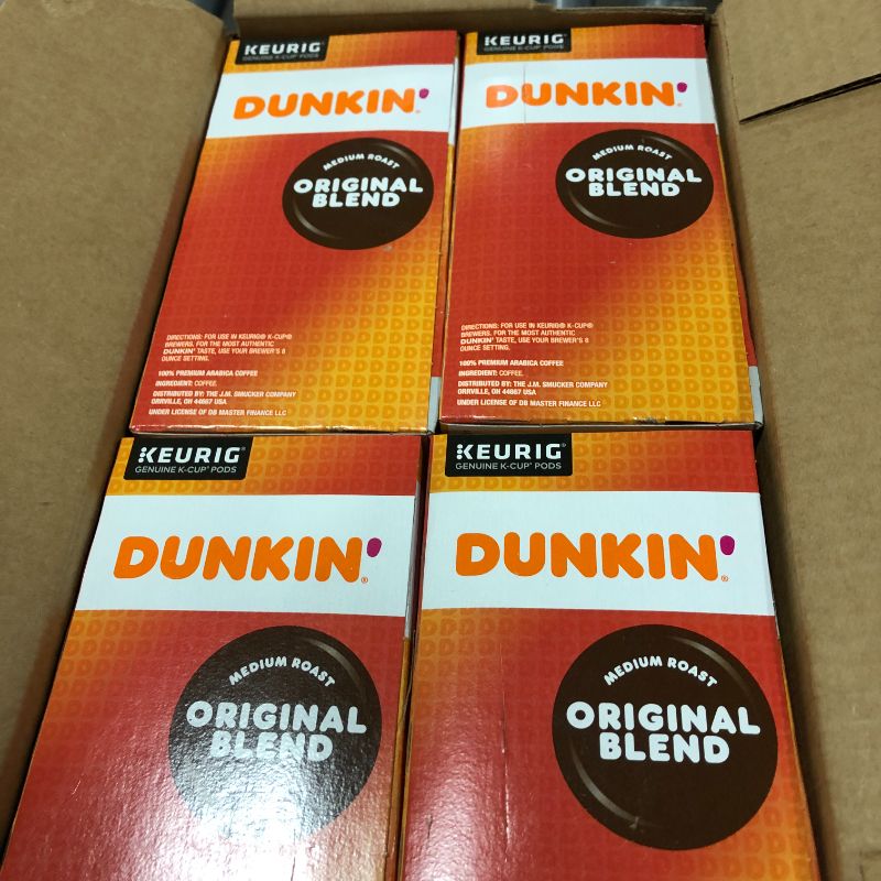 Photo 2 of Dunkin' Original Blend Medium Roast Coffee K-Cups, 4 boxes of  32 Ct | CVS
