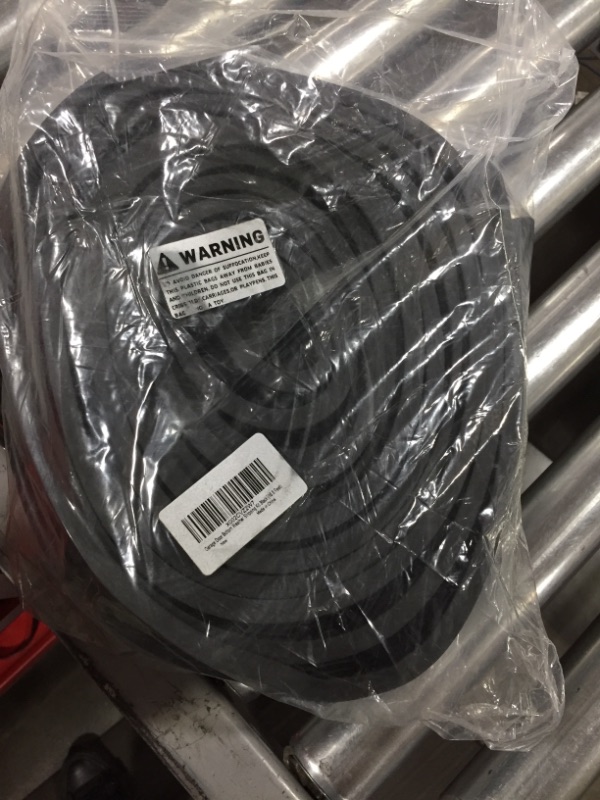 Photo 2 of 16.5 Feet Garage Door Seals Bottom Rubber Weather Stripping Kit Seal Strip Replacement,Universal Weatherproof Threshold Buffering Sealing Rubber 5/16" T Ends, 3 3/4" Width
