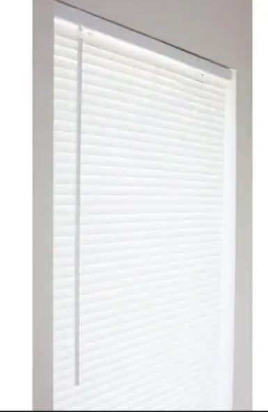 Photo 1 of 1 Inch Mini Blinds 36X48 (PEARL WHITE) 